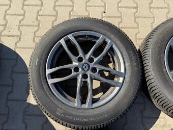 4x al kola 5x114.3 17 + pneu zimní 215/65 R17 - 4
