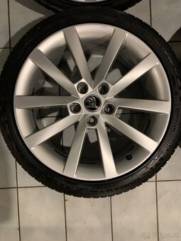 Alu kola Škoda R18 5X112 NOVÉ LETNÍ PNEU 225/40 R18 ALARIS - 4