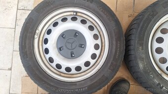Sada disků Mercedes 5x112 zimní pneu 235/55 R17 6mm V Klasse - 4
