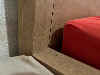 Manželská postel 160cm+ rošty+ 2x matrace - 4