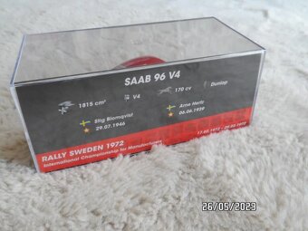 SAAB 96 V4 Swedish rally 1972 IXO 1/43 - 4