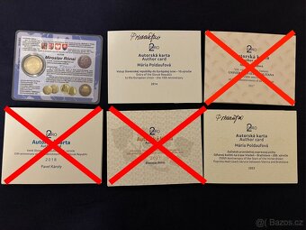 Mincové kartičky - coincards - Slovensko - takmer komplet - 4