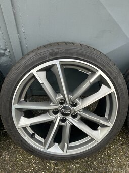 Alu kola R18 5x100 Audi + Letní pneu 215/40/18 Goodyear - 4