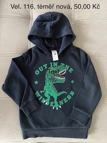 Zimní bundy na kluka - 110/116/122 + mikiny, trička atd. - 4