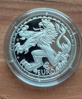 Stříbrná medaile Jiří z Poděbrad 50 Euro 1999, PROOF. - 4