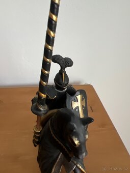 Schleich turnajový rytíř černý - 4