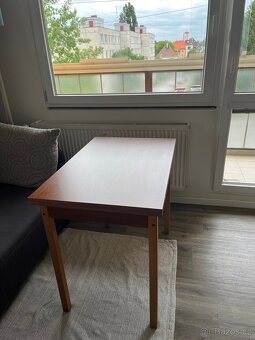 Jídelní dřevěný stůl, rozkládací - 4