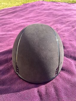 Jezdecká přilba Samshield alcantara/lesk/kůže - 4