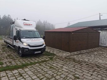 Plechová garáž 6x5,8 m. - 4