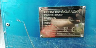 Prodám bubnovou škubáčku na drůbež velikost XXL - 4