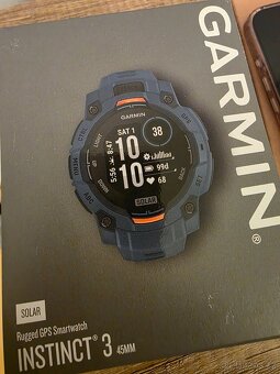 Garmin instinct 3 solar 45mm modré barvy - 4
