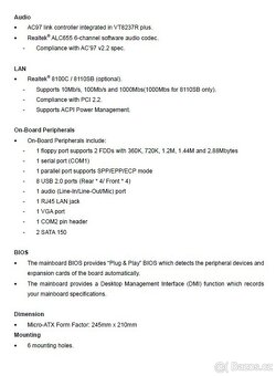 Zakladni deska MS-7211 (MSI PM8M3-V) - 4