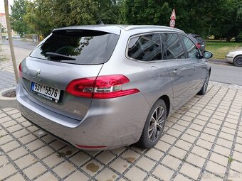 Peugeot 308 SW T9 ALLURE, keyless, nízké km, bez AdBlue - 4