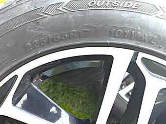Alu kola 5x108 R17 ET40, 225/55 R17 101 V XL - 4