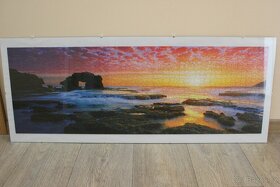 Zarámované obrazy přirody z puzzlí. (6ks) - 4