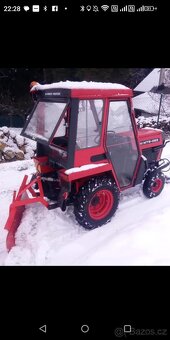 Prodám sněhová radlice za malotraktor 150 cm - 4