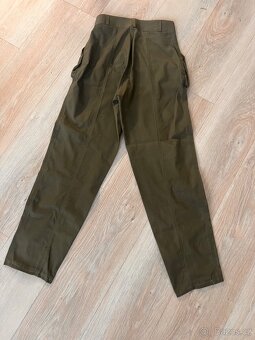 Khaki kalhoty 3ks (vojenské, rybářské, turistické, skautské) - 4