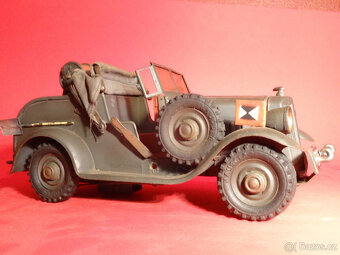 Hausser Elastolin Telefon Kübelwagen měřítko 7,5 cm - 4