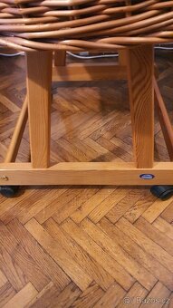 Proutěný košík na miminko - 4