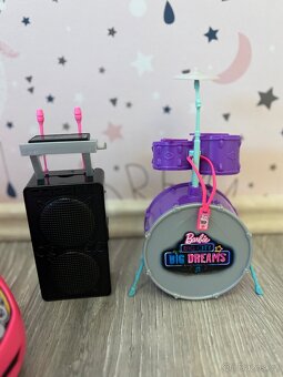 Barbie cabrio auto + bubny - 4