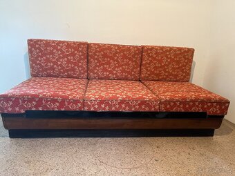 Rozkládací pohovka / gauč Halabala - 4