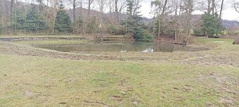 Oplocený pozemek 11.000m2 pro koně, atd. + maringotka. - 4