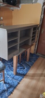 Dřevěný nástavec na stůl Hemnes - 4