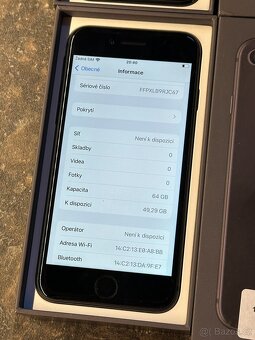 Apple iPhone 8 64GB černý + krabička, bat. 91% - 4