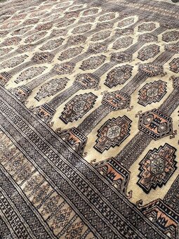 Luxusný seide hodvábny ručne viazaný Bukhara, 280x190 - 4