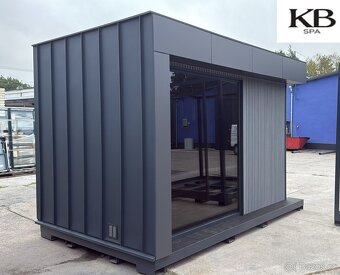 Zahradní sauna / kontejnerová sauna / venkovní sauna 4,0x2,5 - 4