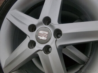 Letní alu sada disky kola originál Seat 5x112 6,5Jx16 ET50 - 4