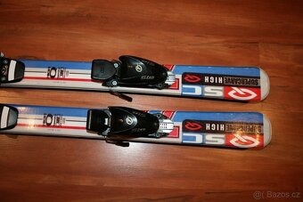 lyže salomon supercarv 120 cm , lyžaky Lange - 4