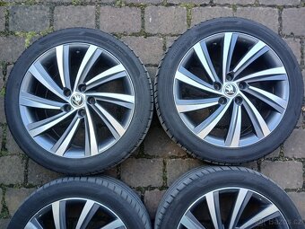 ALU kola,sada, originál Škoda PERSEUS,225/45 R18,5x112,TOP - 4
