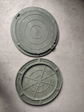 Poklop zahradní kruhový - nový - 4