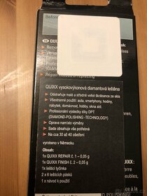 Quixx Glass Scratch Remover sada na opravu skla - 4