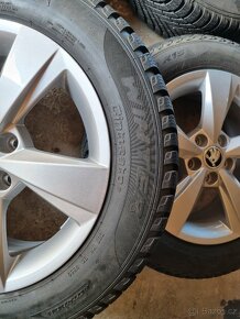 ALU kola+pneu ŠKODA"Deneb"PIRELLI zimni 185/60/R15 6.0J ET - 4