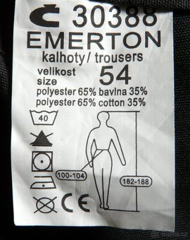 Nové pánské pracovní kalhoty Emerton,vel.54 - 4