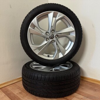 OPEL ASTRA K 5x105 R17 ET44+LETNÍ 225/45R17 7,5mm - 4