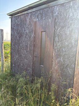 Prodejní stánek dřevěný 3,75m x 2,5 - 4