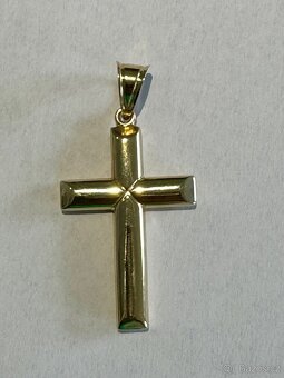 Zlatý kříž 4,0 g 6x3 cm - 4