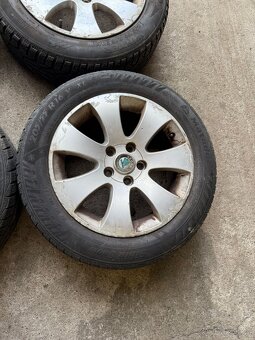 Škoda Superb II originální ALU disky 5x112 R16 - 4