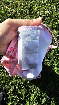 Sada jednodílné plavky tyrkysové a s třešničkama vel.86-92 - 4