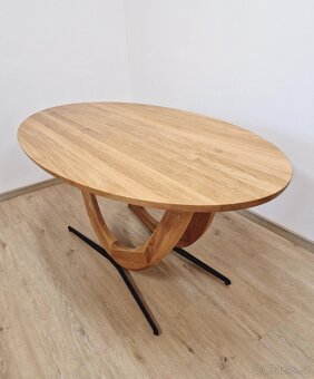 Nový jídelní stůl dub masiv 90x160 cm - 4