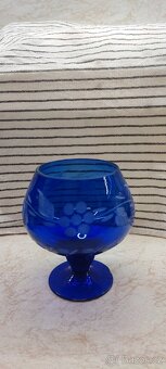 Sada kobaltové sklo Nový Bor - 4