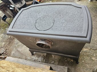 Krbová litinová kamna Koza K9 s příslušenstvím - 4