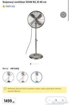 SILVERCREST Stojanový ventilátor SSVM B2, Ø 40 cm - 4