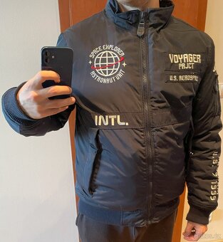 Panská zimní bunda Smog NASA (size L) - 4