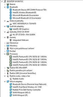 Dell Vostro 3558,CPU 3825U,WIN 10,HDD 500GB,RAM 8GB,displej - 4