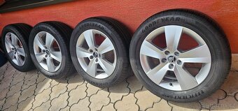 Originál alu Škoda SCALA 5x100 205/55 R16 - 6,5mm - 4