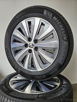 Orig. Skoda Drakon 5x112 Letní 215/55/17 - Zánovní - 4